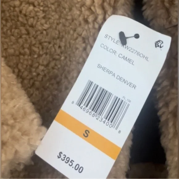 NWT SAM. Sherpa Denver Jacket in Camel - Small - Picture 9 of 11